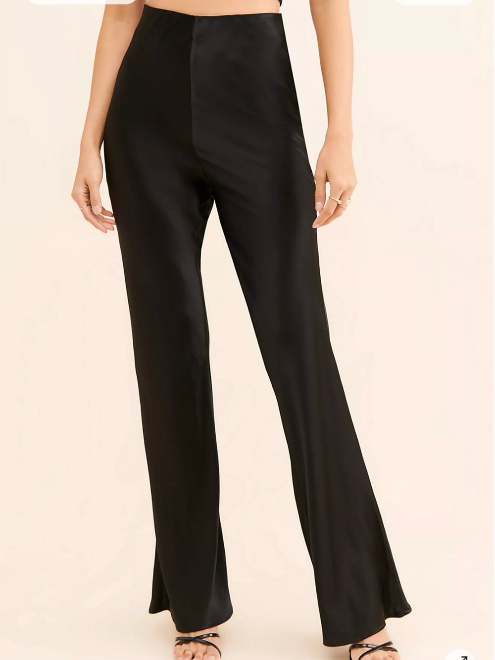 Rue Sophie Satin Bell Pants